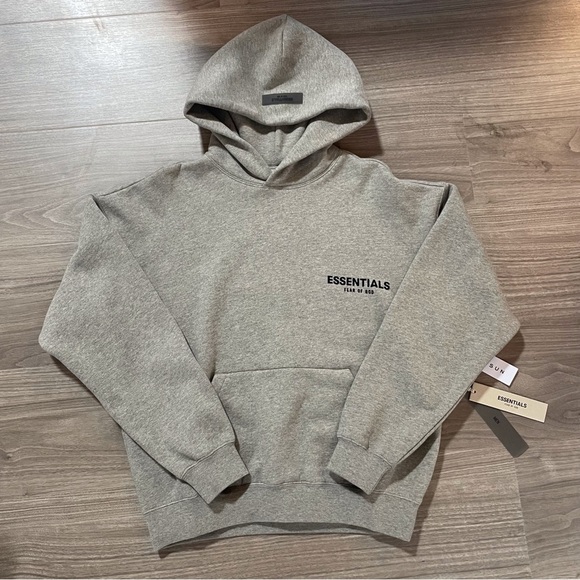 Essentials Other - Essentials Gray Pullover Hoodie Sweatshirt
